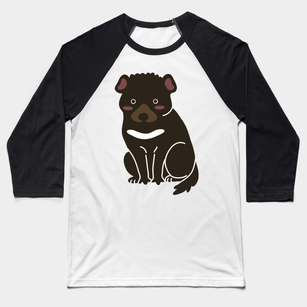 Tasmanian Devil Baseball T-Shirt by Wlaurence